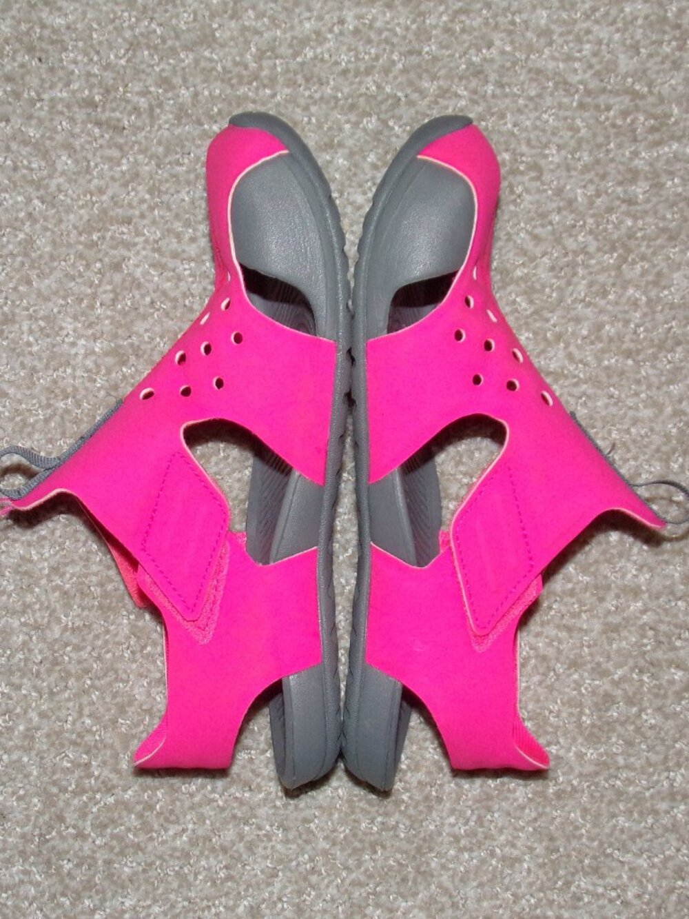 GIRLS NIKE SUNRAY PROTECT 2 HYPER PINK SANDALS SZ 2Y - Picture 2 of 5